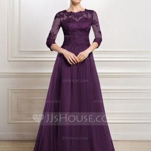 GOWN-Mother of The Groom Dress Floor Length